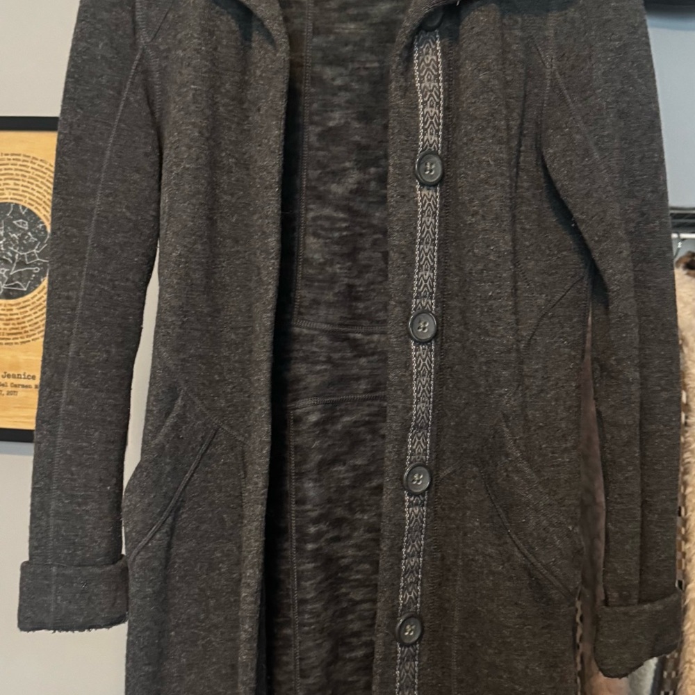 Marmot Charcoal Button-Up Cardigan